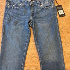 True Religion “Stella” Size 27 Low Rise Skinny